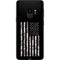 Black and White Camo American Flag Galaxy S9 Skin